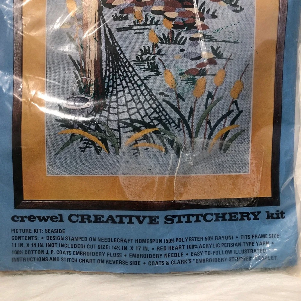 Vintage Crewel Stitchery Kit